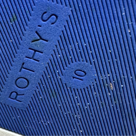 ROTHY'S The Chelsea Lilac Sand Grey Ankle Bootie Sneakers Size 10 - Picture 9 of 10